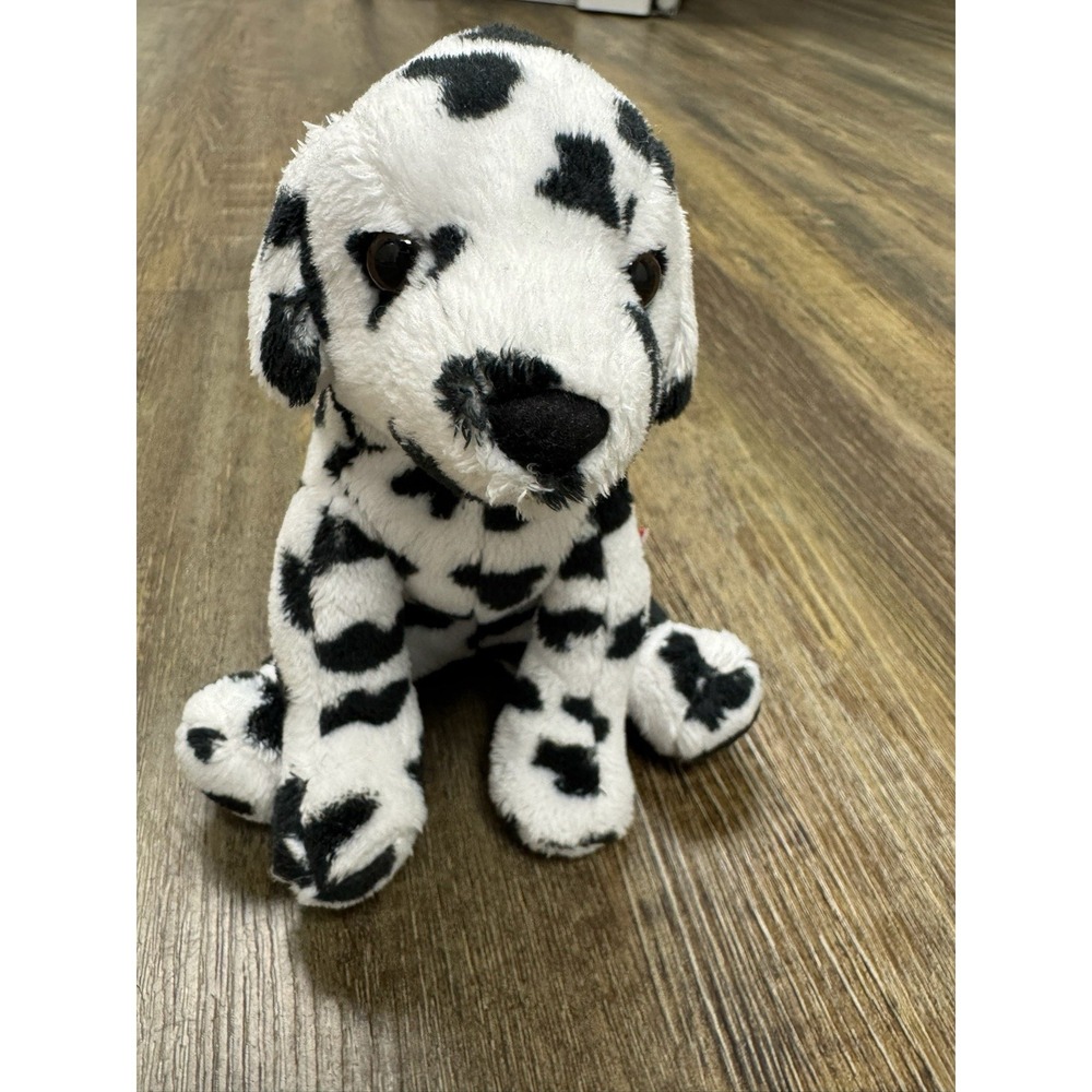 Douglas Cuddle Toys Dalmatian Plush Dog Stuffed Animal White Dog Black Spots